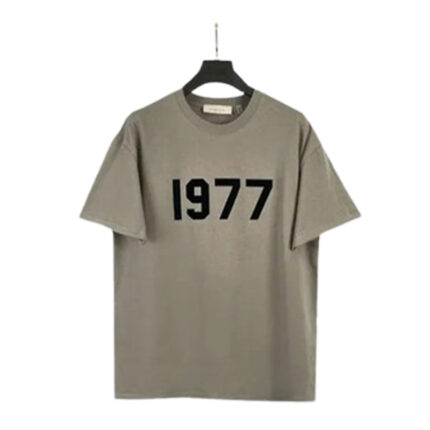 Essentials 1977 God Gray Casual T-Shirt