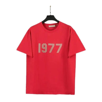 Essentials 1977 Red Casual T-Shirt