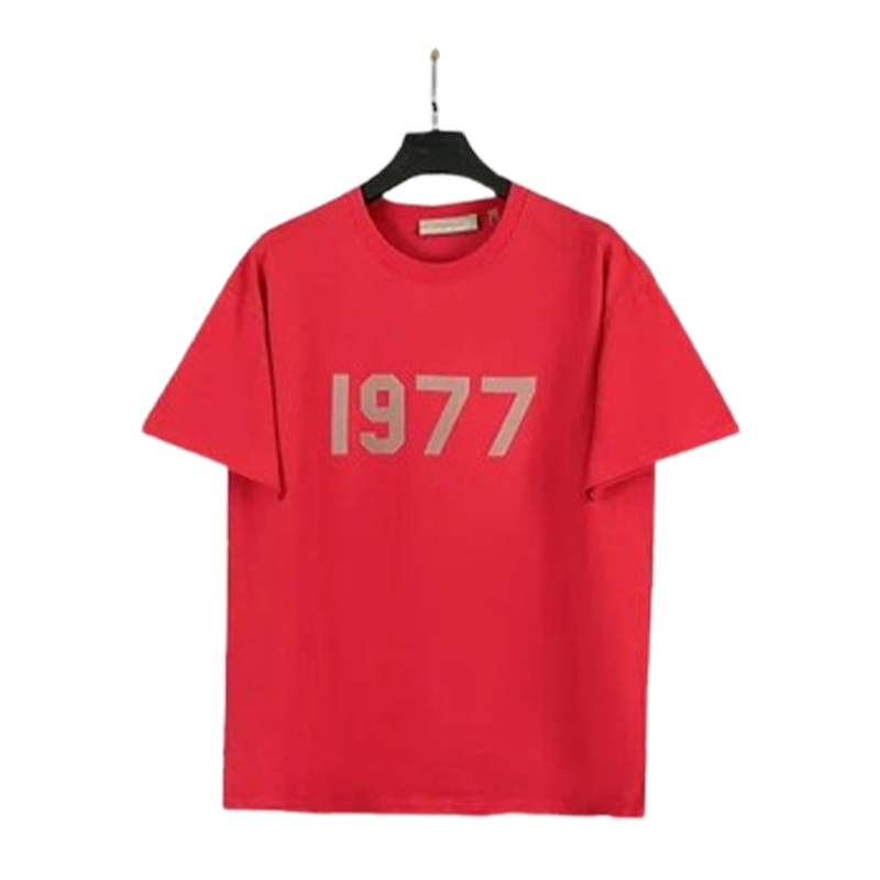 Essentials 1977 Red Casual T-Shirt
