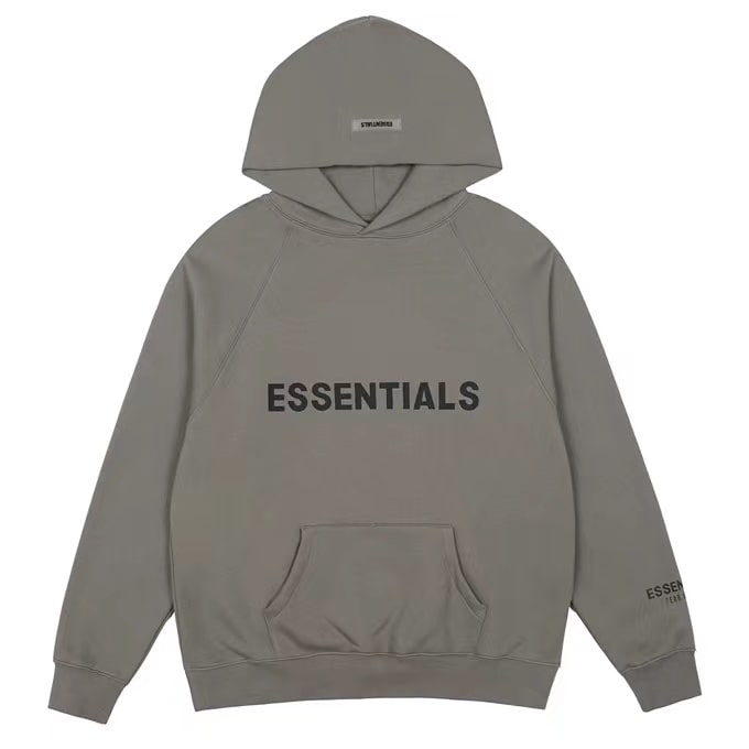 Essentials Casual Dark Gray Hoodie