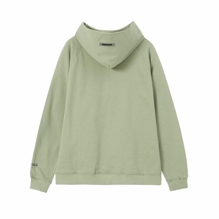 Essentials Casual Green Hoodie