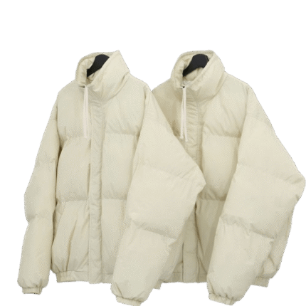 Essentials Fear Of God Puffer Apricot White Jacket