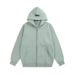 Essentials Fear Of God Zip Hoodie – Sycamore