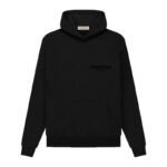 Essentials Fear of God FW22 Core Jet Black Hoodie