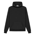 Essentials Fear of God Pull Over Black Hoodie