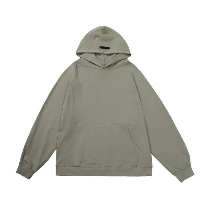 Essentials Fear of God Pull Over Green Hoodie