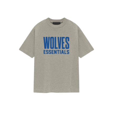 Essentials Wolves Tee Warm Heather