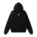 FG Essentials Black Hoodie – Minimalist Streetwear