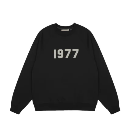 Fear Of God Essentials 1977 Crewneck Sweatshirt – Black