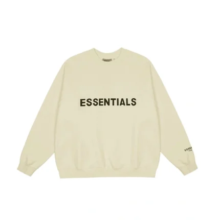 Fear Of God Essentials Crewneck Sweatshirt – Cement White