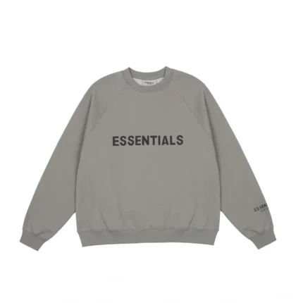 Fear Of God Essentials Crewneck Sweatshirt – Dark Oatmeal