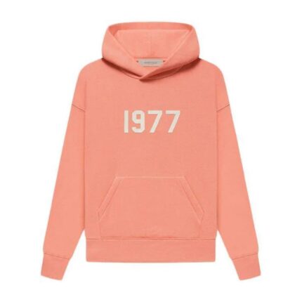 Fear of God Essentials 1977 Hoodie – Light Coral