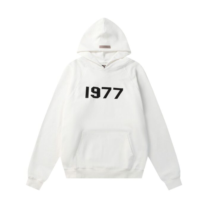 Fear of God Essentials 1977 Hoodie – White