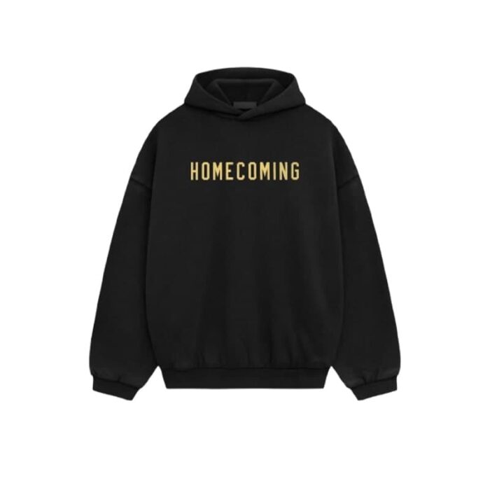 Fear of God Essentials Black Heavy Fleece Hoodie