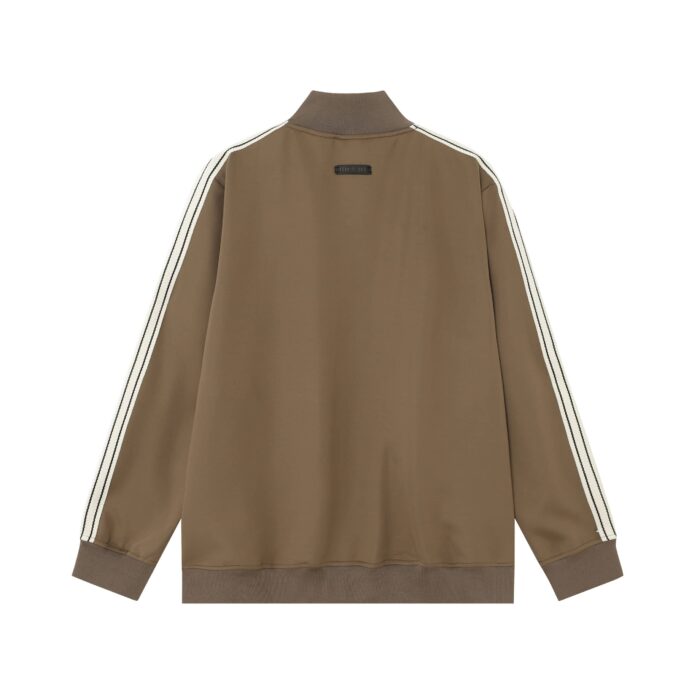 Fear of God Essentials Brown Full Zip – Premium Hoodie