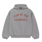 Fear of God Essentials Fleece Gray Hoodie