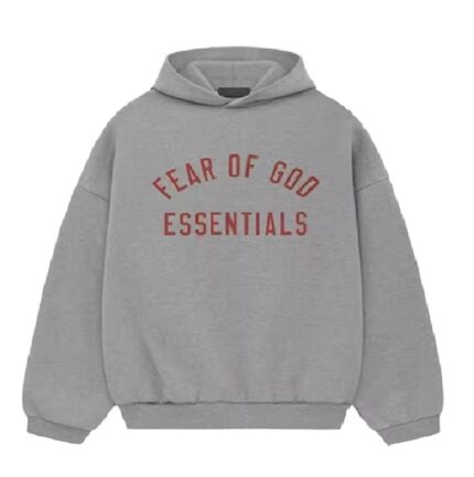 Fear of God Essentials Fleece Gray Hoodie