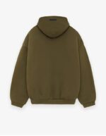 Fear of God Essentials Fleece Olive Hoodie
