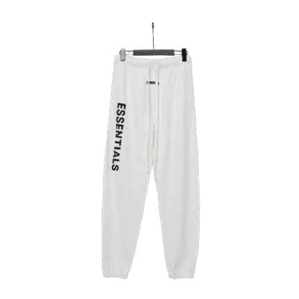 Fear of God Essentials Front Logo Sweatpants – White