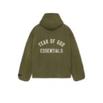 Fear of God Essentials Hooded Coaches Jacket – Green