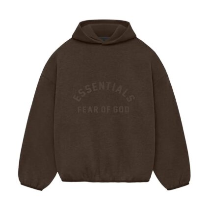 Fear of God Essentials Nylon Fleece Hoodie Heather Wood