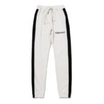Fear of God Essentials Side Stripe Sweatpants – GrayCream