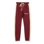 Fear of God Essentials Side Stripe Sweatpants – Maroon/Cream