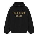 Fear of God Essentials State Fleece Black Hoodie