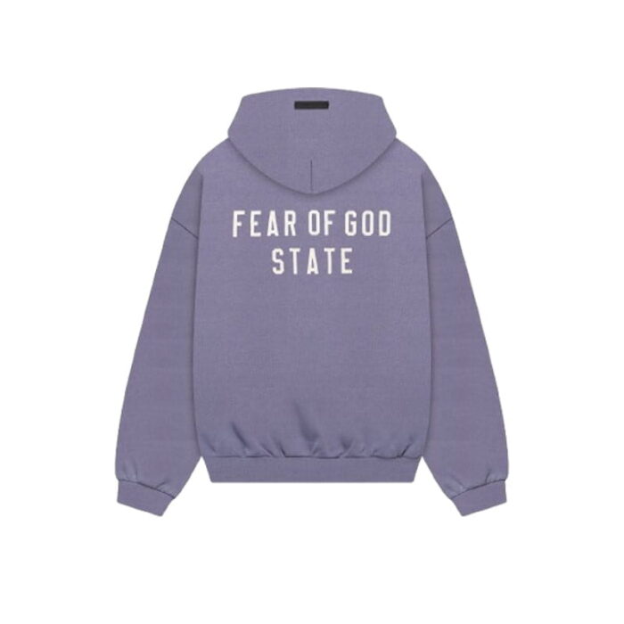Fear of God Essentials State Fleece Zip Hoodie – Lavender