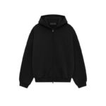 Fear of God Essentials State Fleece Zip Hoodie – Black
