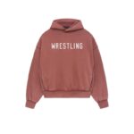 Fear of God Essentials Vintage Shrunken Hoodie – Red