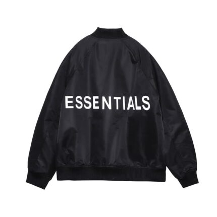 Fear of God Fog Essentials Bomber Black Jacket