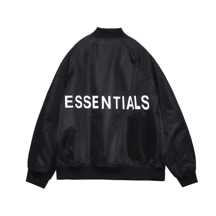 Fear of God Fog Essentials Bomber Black Jacket